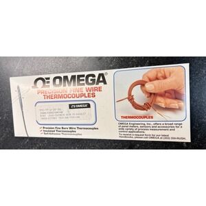 Omega 5TC-TT-J-30-36 Thermocouple Wire 36"‎ Teflon Insul Type J (Pack of 5)